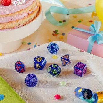 Happy Birthday kauliukų rinkinys - Streamers Q-WORKSHOP